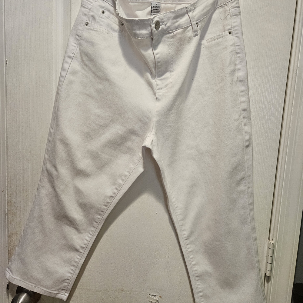 BLEU White Denim Jeans